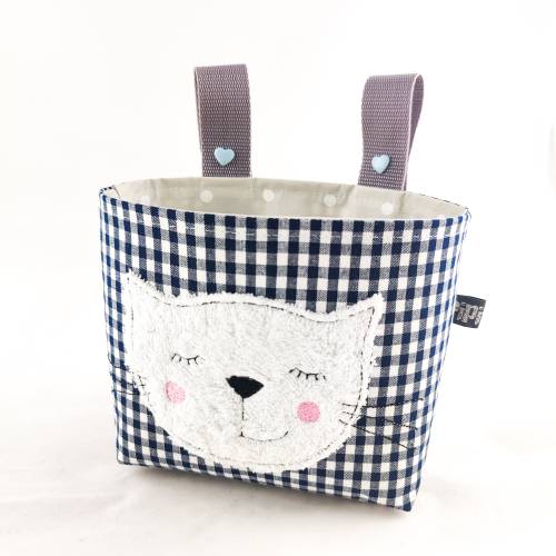 Lenkertasche Katzenkopf (Applikation)