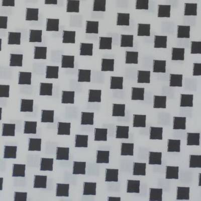 Baumwollstoff Webware schwarz-weiß Kästchen Quadrate 50 cm x 145 cm 