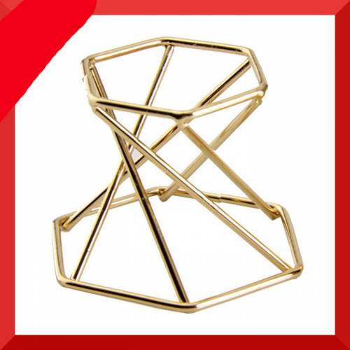 Edelstein Kugel Halter, Ständer aus Metall in Gold, Ideal für Teelicht Ofen, Filigran und Edel
