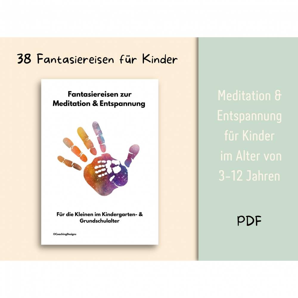 Meditationsskripte für Kinder (PDF), Fantasiereisen zur Entspannung, Geführte Meditation für mehr Gelassenheit Bild 1