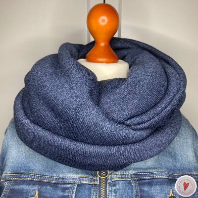 Loop Schal * blau* Strick