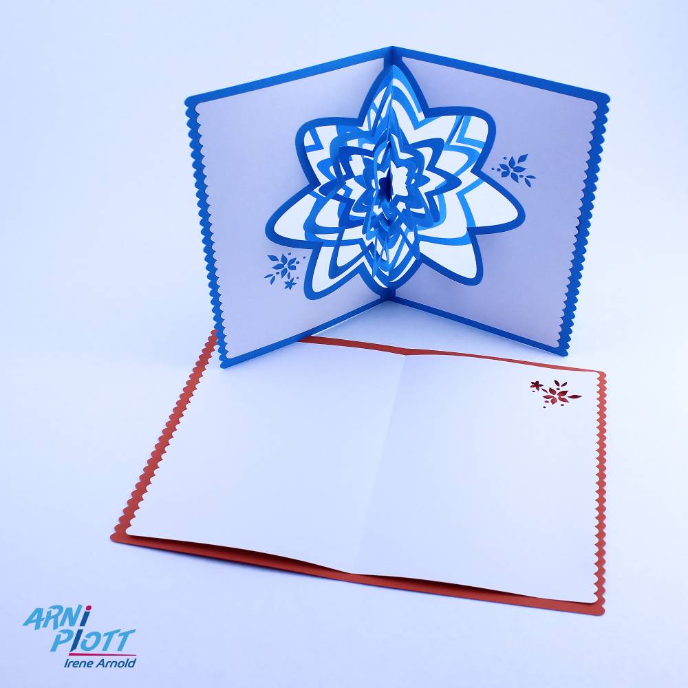 Plotterdatei Pop up – Popup Glückwunschkarte, Geburtstagskarte, Danke, gute Besserung, Grußkarte, Deko Bild 6