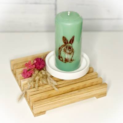 Untersetzer aus Klötzchen | Holz Dekoration