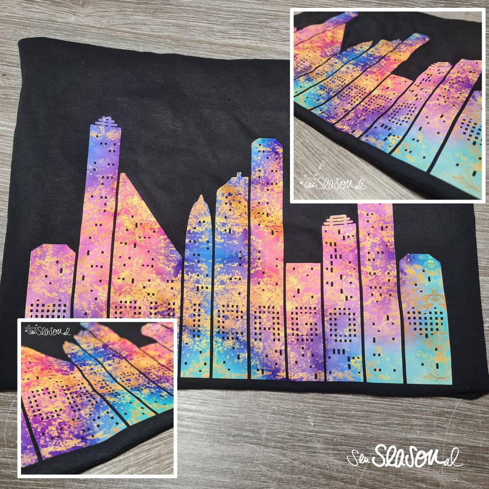 Plotterdatei Skyline Alphabet, SVG für Statement-Shirts, Digistamps für Karten, Gutscheine, Einladungen, Papier plotten Bild 5