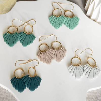 Polymer Clay Ohrringe | FAYE | Ton Ohrringe | Statement Ohrringe | handgefertigt | Geschenk Freundin | Ohrschmuck 