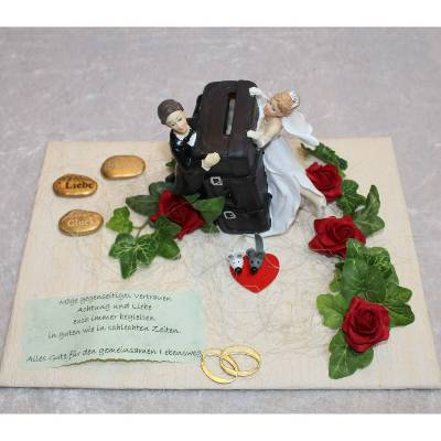 Geldgeschenk, Geldverpackung:  - Der Hochzeitskoffer -