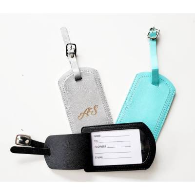 Kofferanhänger mit Name oder Intialien