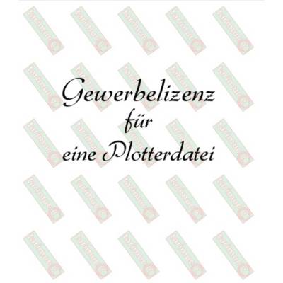 Gewerbelizenz Plotterdatei für 1 Jahr