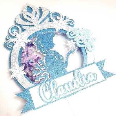 Caketopper 3D Frozen PERSONALISIERUNG  Caketopper Geburtstag, Kuchendeko, Topper Kuchen, Torte