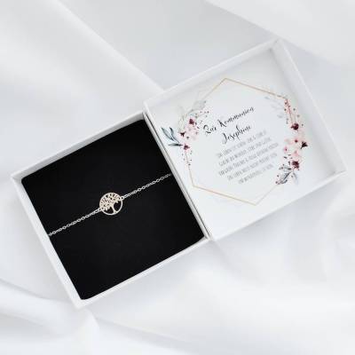 Kommunionsgeschenk Mädchen, Personalisiertes Geschenk Kommunion Mädchen Armband