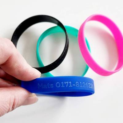 Notfall-Armband/SOS Armband aus Silikon für Kinder
