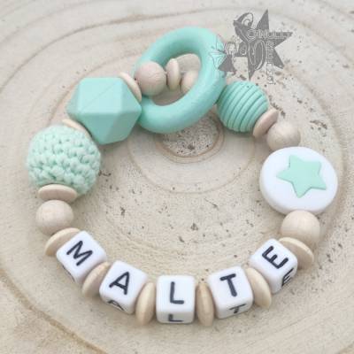 Greifling mit Name Stern mint