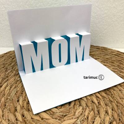 Plotterdatei Pop Up Karten Muttertag, Mom, SVG, Studio3