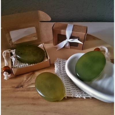 Aloe Vera Seife | Gewürze und äth. Öle | WALD | vegan | Kiefer, Zeder, Wacholder