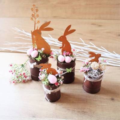 Frühlingsdeko Ostergesteck 4 teilig