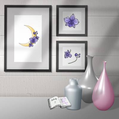 Digiset Blumenmond