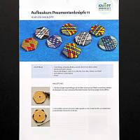 Anleitung für den Harlekinknopf (Aufbaukurs Posamentenknöpfe 11)