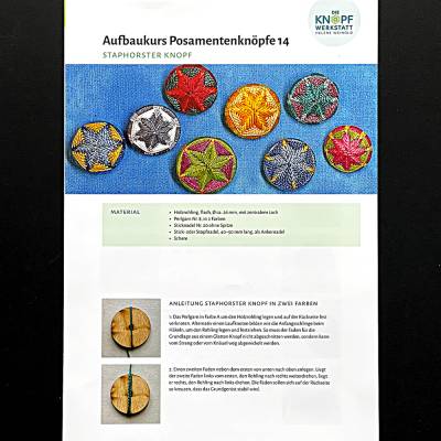 Anleitung für den Staphorster Knopf (Aufbaukurs Posamentenknöpfe 14)