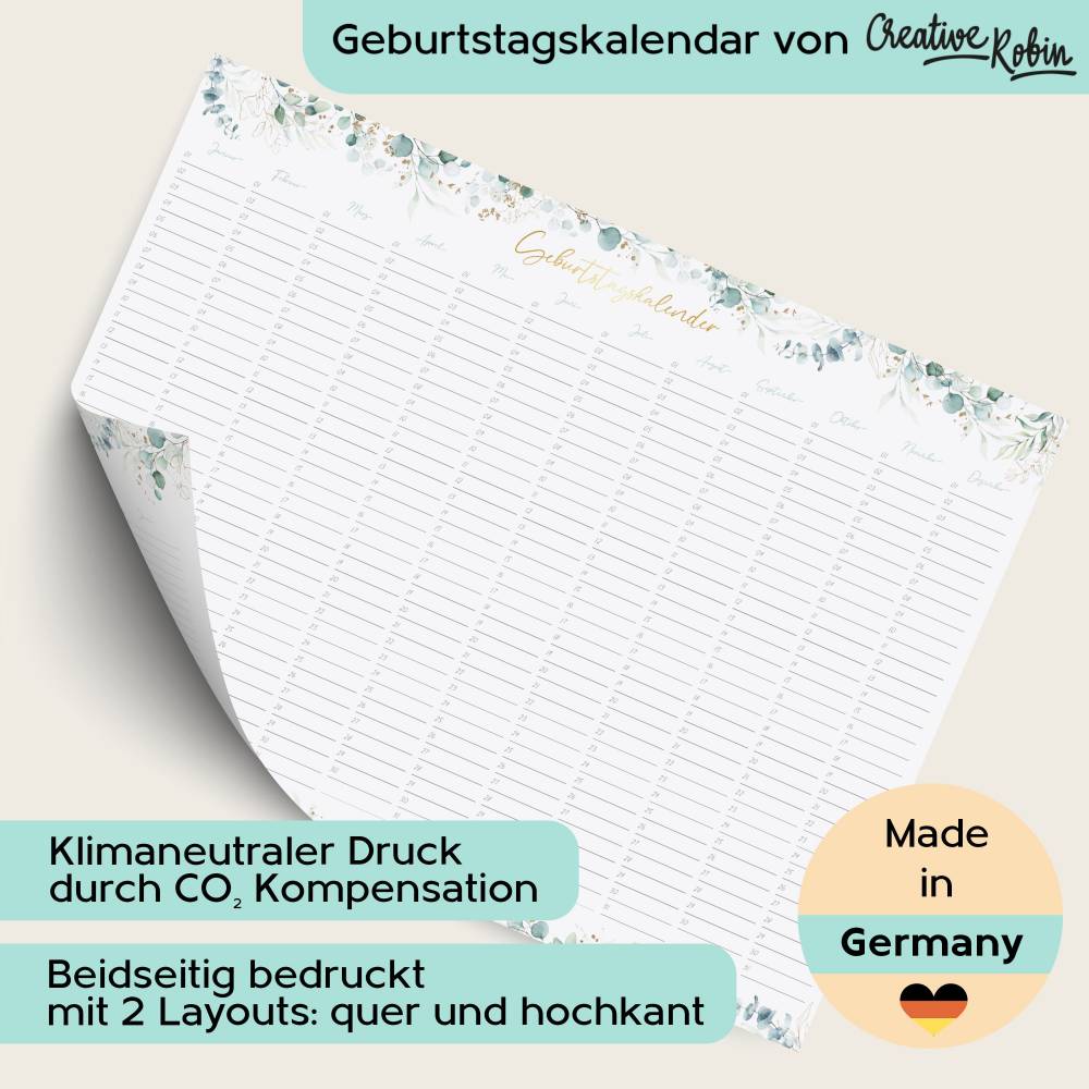 Geburtstagskalender 2024 Zum Ausdrucken – FYRI Geburtstagskalender 2024 Zum Ausdrucken – FYRI