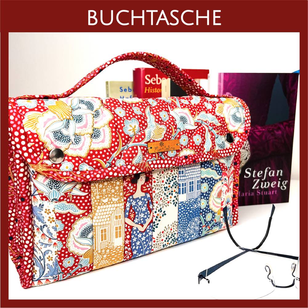 Buchtasche, Köfferchen für Bücher - für kleine Reisen, Spaziergänge Bild 1