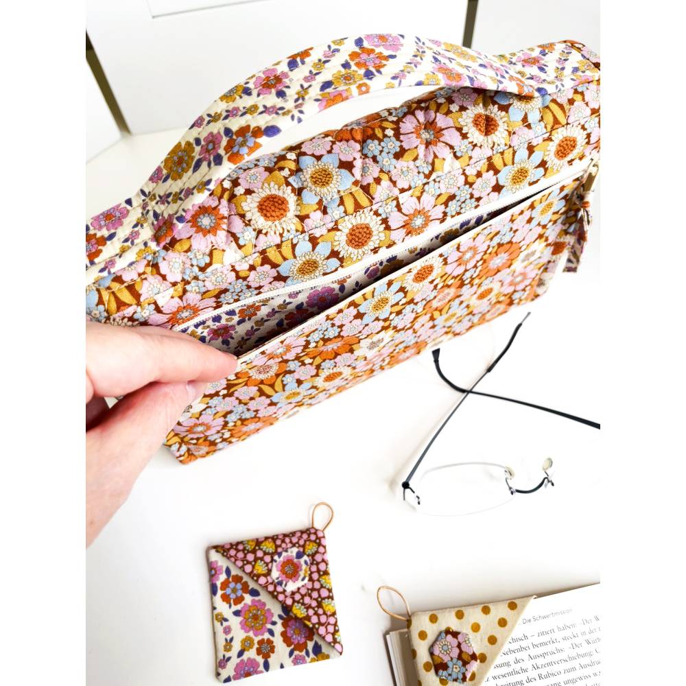 Buchtasche, Köfferchen für Bücher - für kleine Reisen, Spaziergänge Bild 5