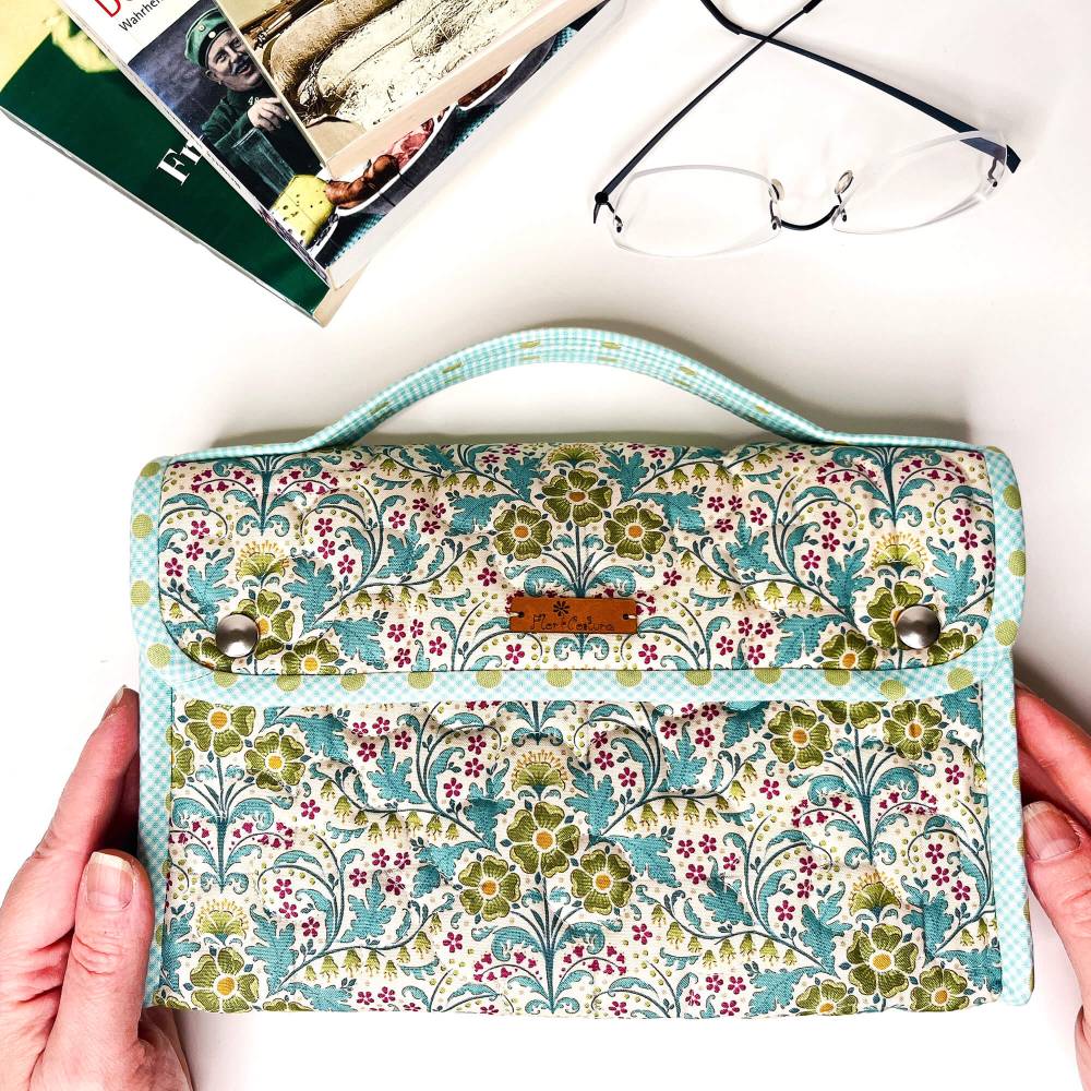 Buchtasche, Köfferchen für Bücher - für kleine Reisen, Spaziergänge Bild 8