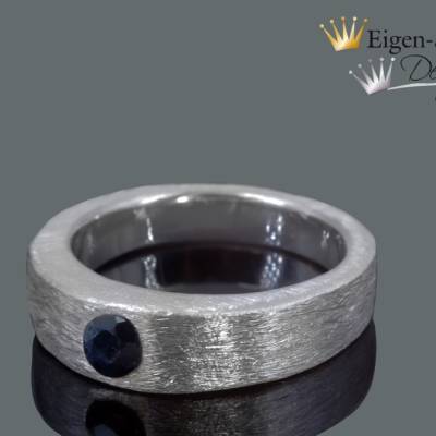 Goldschmiede Silberring "straight", Silberring, Ring Silber, massiv Sterling Silber, Valentinstag, Verlobung, He
