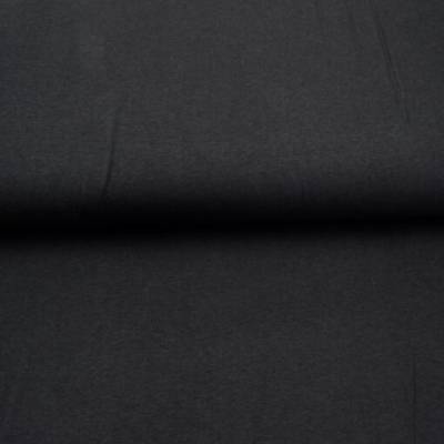 Bambusjersey schwarz – Uni Jersey Kinderstoffe Meterware zum Nähen Bamusstoffe  ökotex100 Standard made in EU