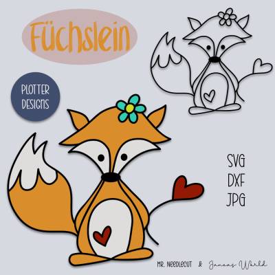 Plotterdatei Janeas World Füchslein