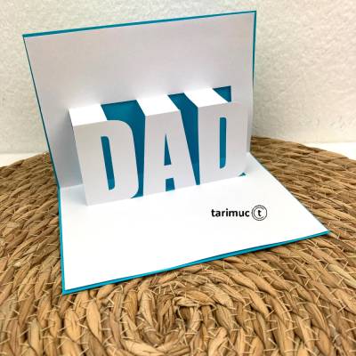Plotterdatei Pop Up Karten Vatertag, bester Papa, Dad, Papa, SVG, Studio3