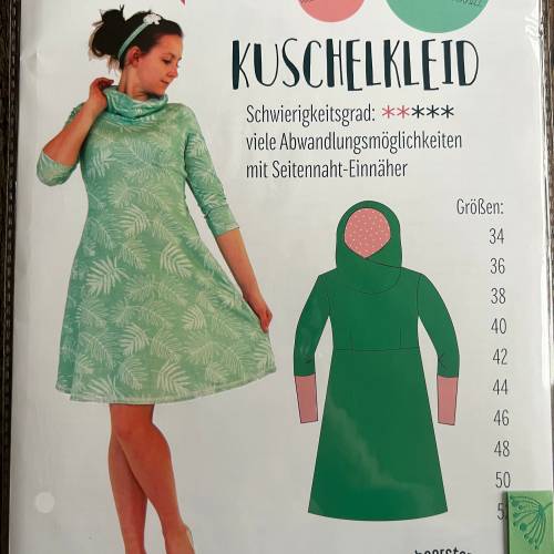 Papier-Schnittmuster Kuschelkleid, AnniNanni, Gr. 34-52