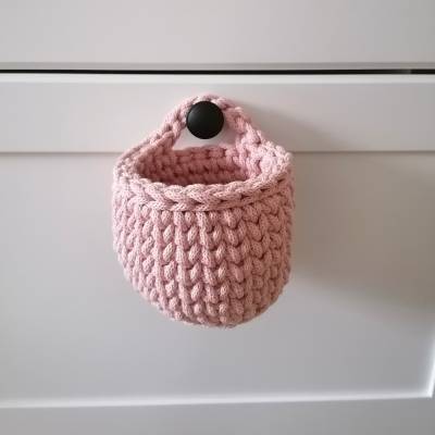 Häkelkörbchen, Utensilo, Korb aus Textilgarn