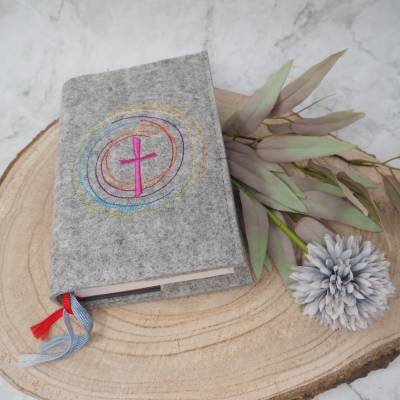 Gotteslobhülle aus Wollfilz