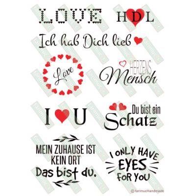 Plotterdatei Valentinstag 2, SVG, DXF, Studio3