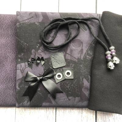 Stoffpaket Pretty Skull Butterflies