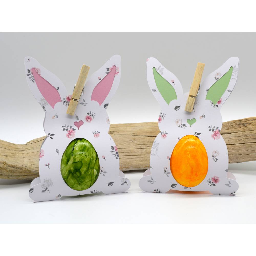 Plotterdatei Hase Hasen zum Befüllen Geschenkverpackung Bild 2