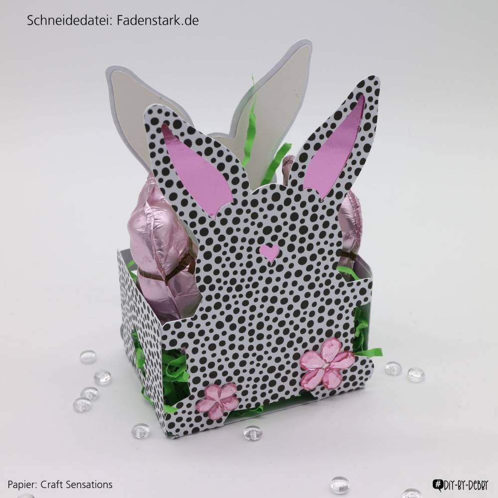 Plotterdatei Hase Hasen zum Befüllen Geschenkverpackung Bild 8