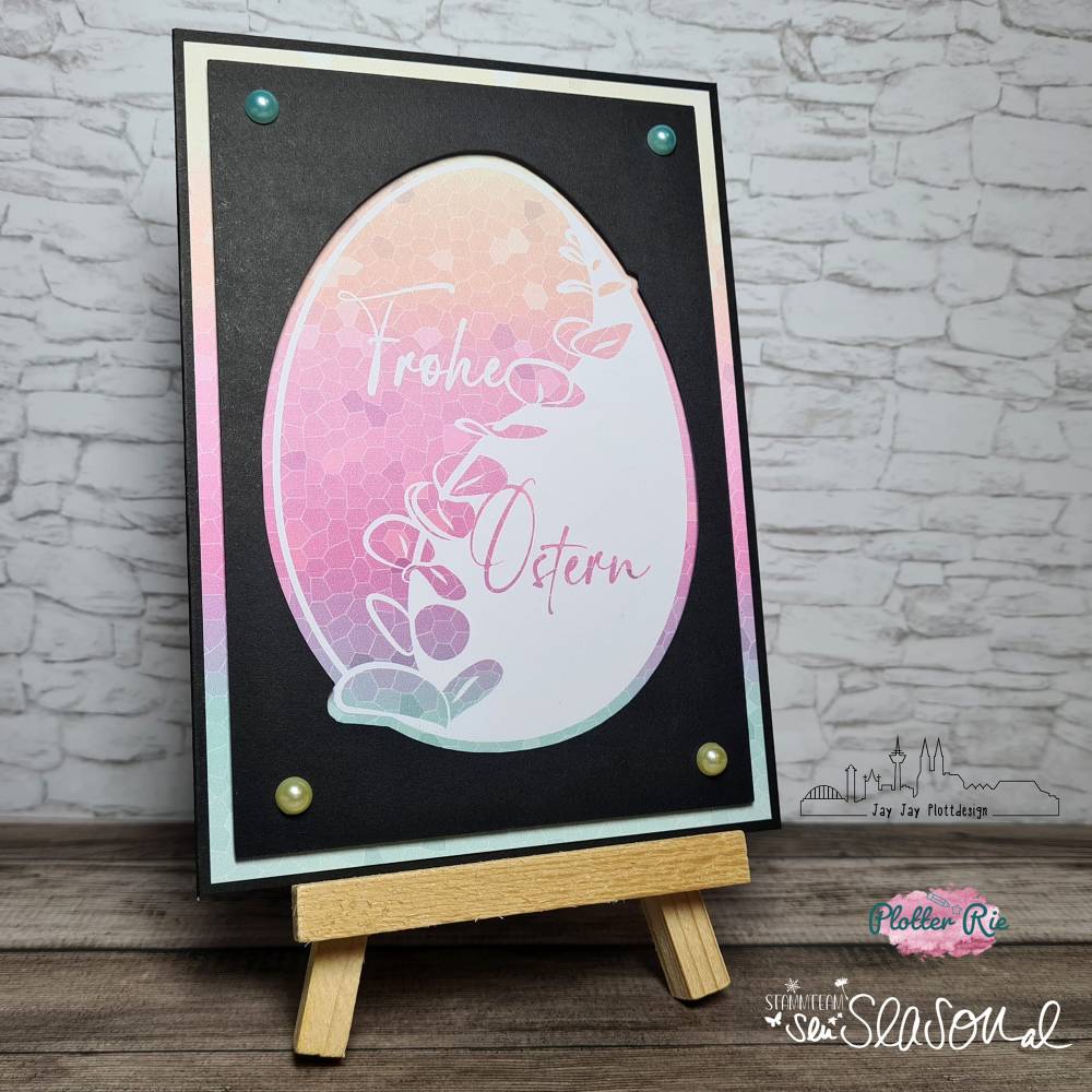 Plotterdatei Edle Ostereier, Digistamps Erwachsenenmotiv Ostern für Karten, Osterdeko, SVG Folienplott, Papier plotten Bild 10