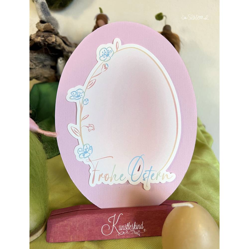 Plotterdatei Edle Ostereier, Digistamps Erwachsenenmotiv Ostern für Karten, Osterdeko, SVG Folienplott, Papier plotten Bild 9