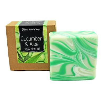 Naturseife "Cucumber & Aloe Vera" | frischer Duft nach Gurke und Aloe