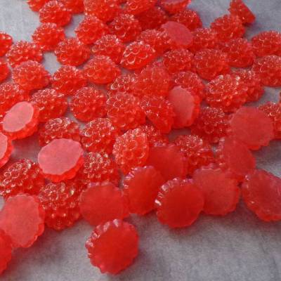Restposten  Flatback Resin Blumen 70 Stück  