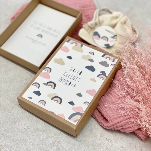 Geschenkschachtel MELISSA Geldgeschenk Geburt