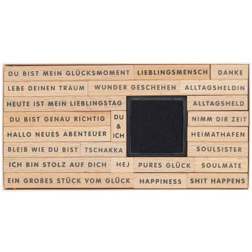 Stempelset Happiness 24-teilig