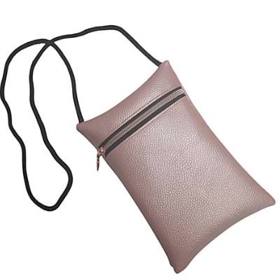 Brustbeutel, Handytasche rosa metallic