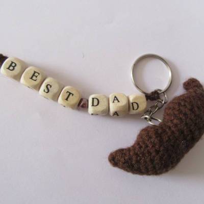 Schnurrbart Schlüsselanhänger