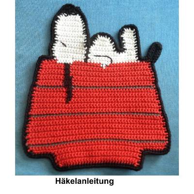 DIY-Häkelanleitung Topflappen Hund auf dem Dach – Anleitung & PDF Download