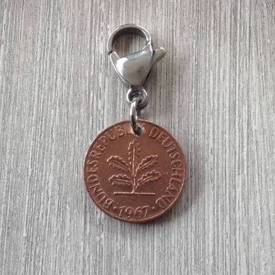  Anhänger 'Glückspfennig 1967' / Glückspfennig