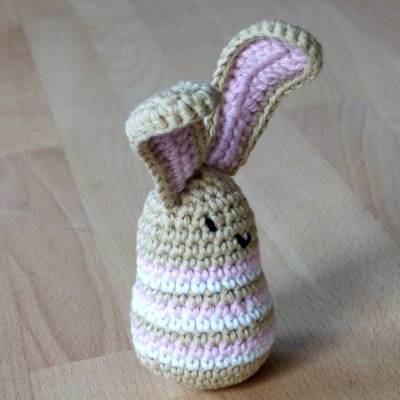 Häkelanleitung Baby-Rassel "Hase", pdf-Datei