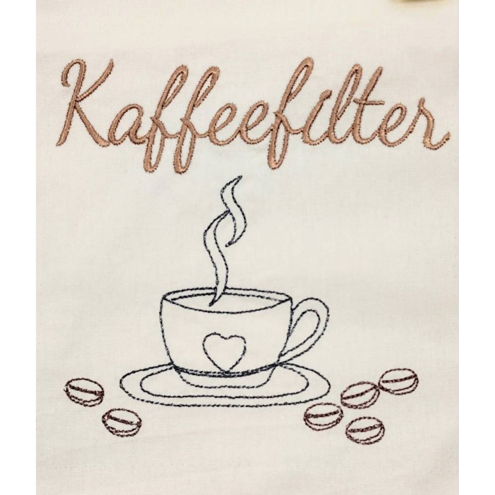 Nachhaltiger Kaffeegenuss - hochwertige wiederverwendbare Kaffeefilter aus zertifizierter Baumwolle (Größe 4) Bild 5
