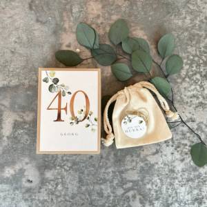 Geschenkschachtel QUINCY Geldgeschenk Geburtstag personalisiert